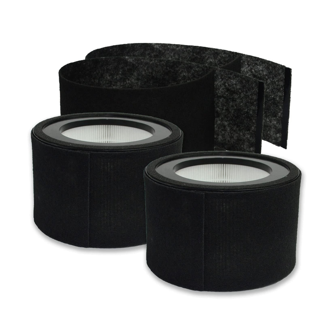 PUREBURG ErsatzFilter kompatibel mit Soehnle Airfresh Clean 400 Luftreiniger, 2er-Pack H13 HEPA und