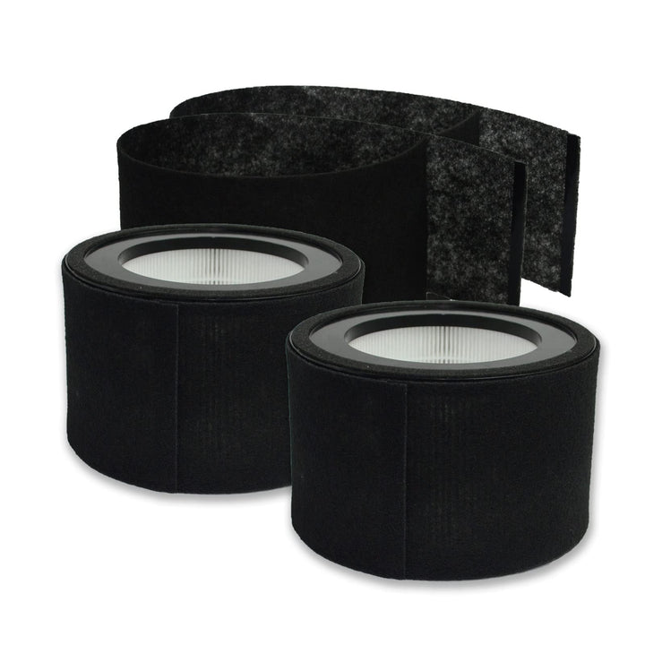 PUREBURG ErsatzFilter kompatibel mit JETERY Luftreiniger JT-8115M und Crane Luftreiniger EE-5068, 2e