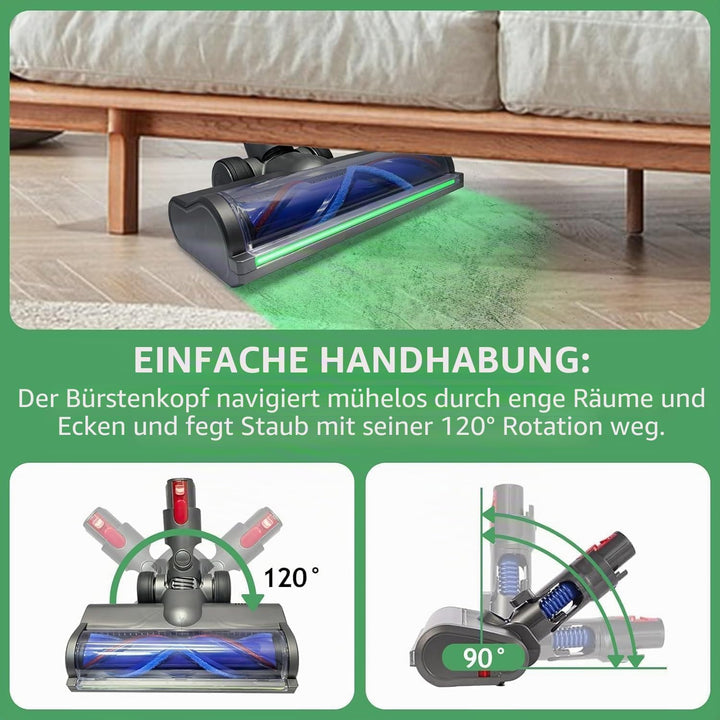 Elektrische Bürste kompatibel für Dyson V6 Animal V6 Fluffy DC58 DC59 DC61 DC62 DC74, Zubehör für Tu