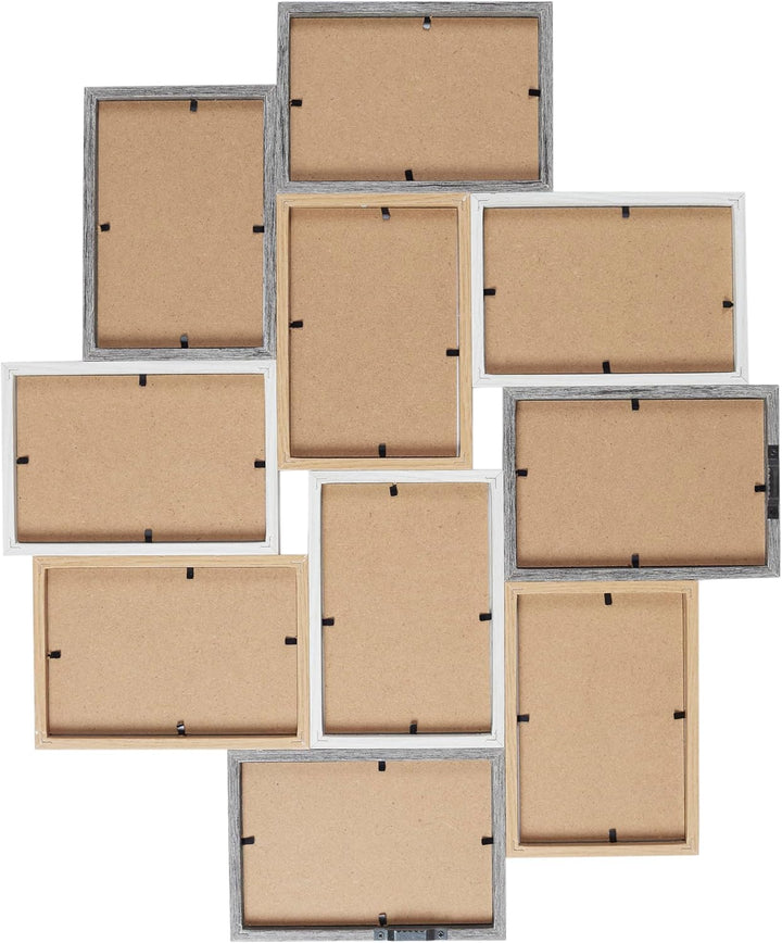 Home Deco Factory HD4213 Bilderrahmen, Wood, Beige/Braun, 47cm x 2.8cm x 56cm