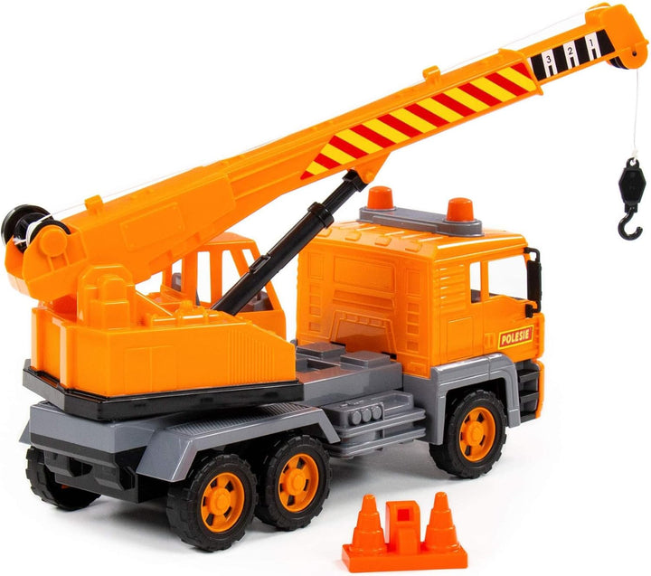 Teleskop-Kran LKW Kinder Spielzeug Special Schwungrad Fahrzeug mit Zubehö