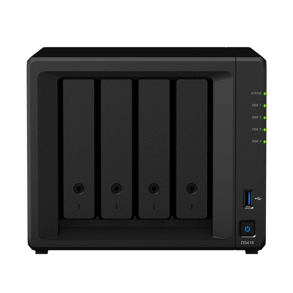 Synology DS418 4 Bay Desktop NAS Gehäuse, Enclosure