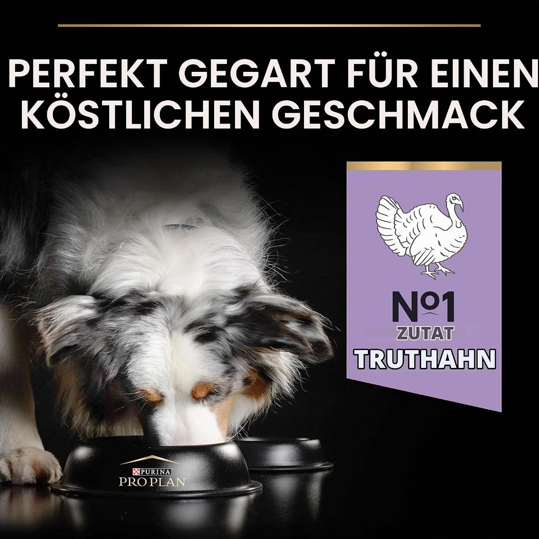 PURINA PRO PLAN GRAIN FREE Medium &amp; Large Adult Sensitive Digestion, Hundefutter trocken, reich an T
