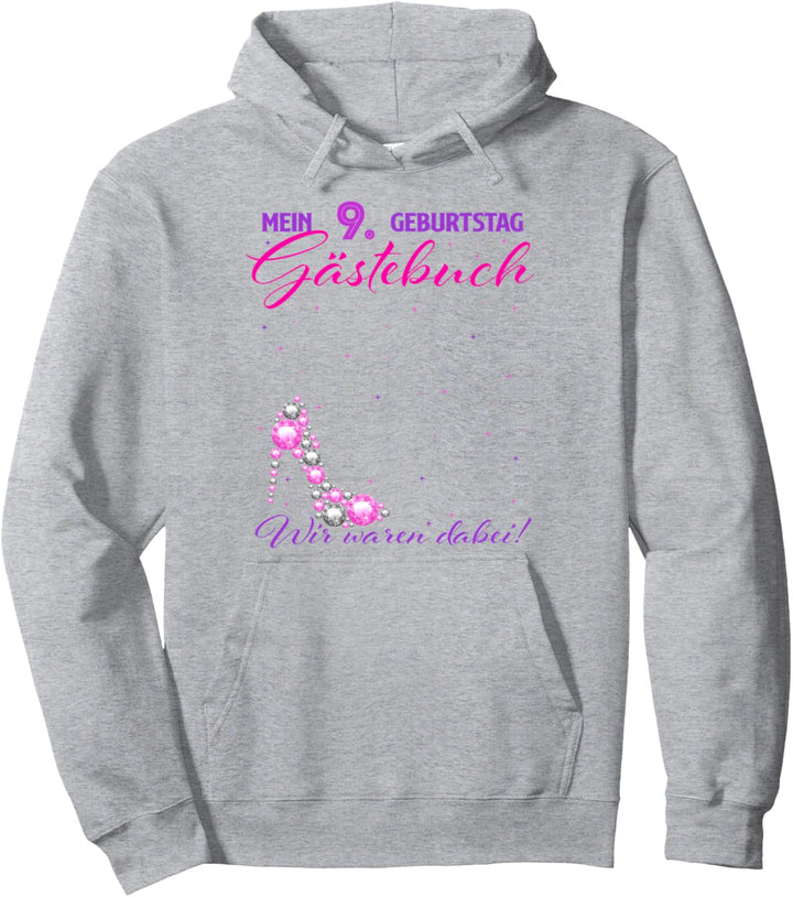 Lustig Gästebuch 9 Jahre Geburtstag Birthday Pullover Hoodie