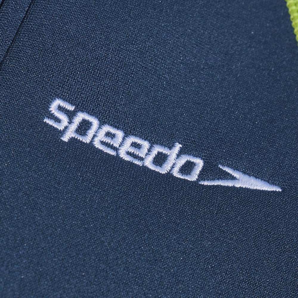 Speedo Jungen Learn To Swim Essential Wetsuit Badeanzug, Harmony Blau/Grün Lizard, 5 Jahre