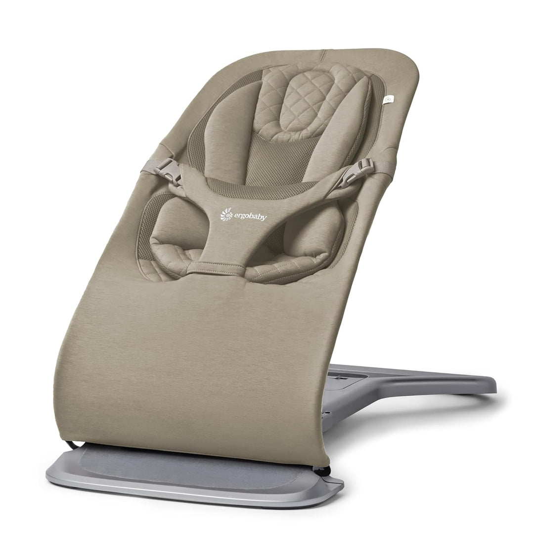 Ergobaby 3-in-1 Evolve Bouncer, Ergonomische Babywippe für Neugeborene ab Geburt bis zum Kleinkind,
