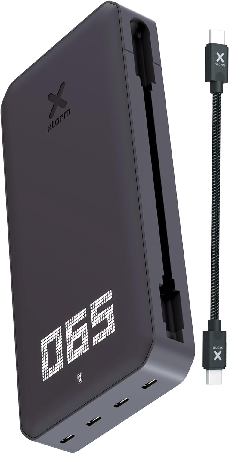 Xtorm Powerbank Titan Pro 140W, Laptop powerbank, 24.000 MAH, XB402, USB-C-PD, LED-Indikator, kompat