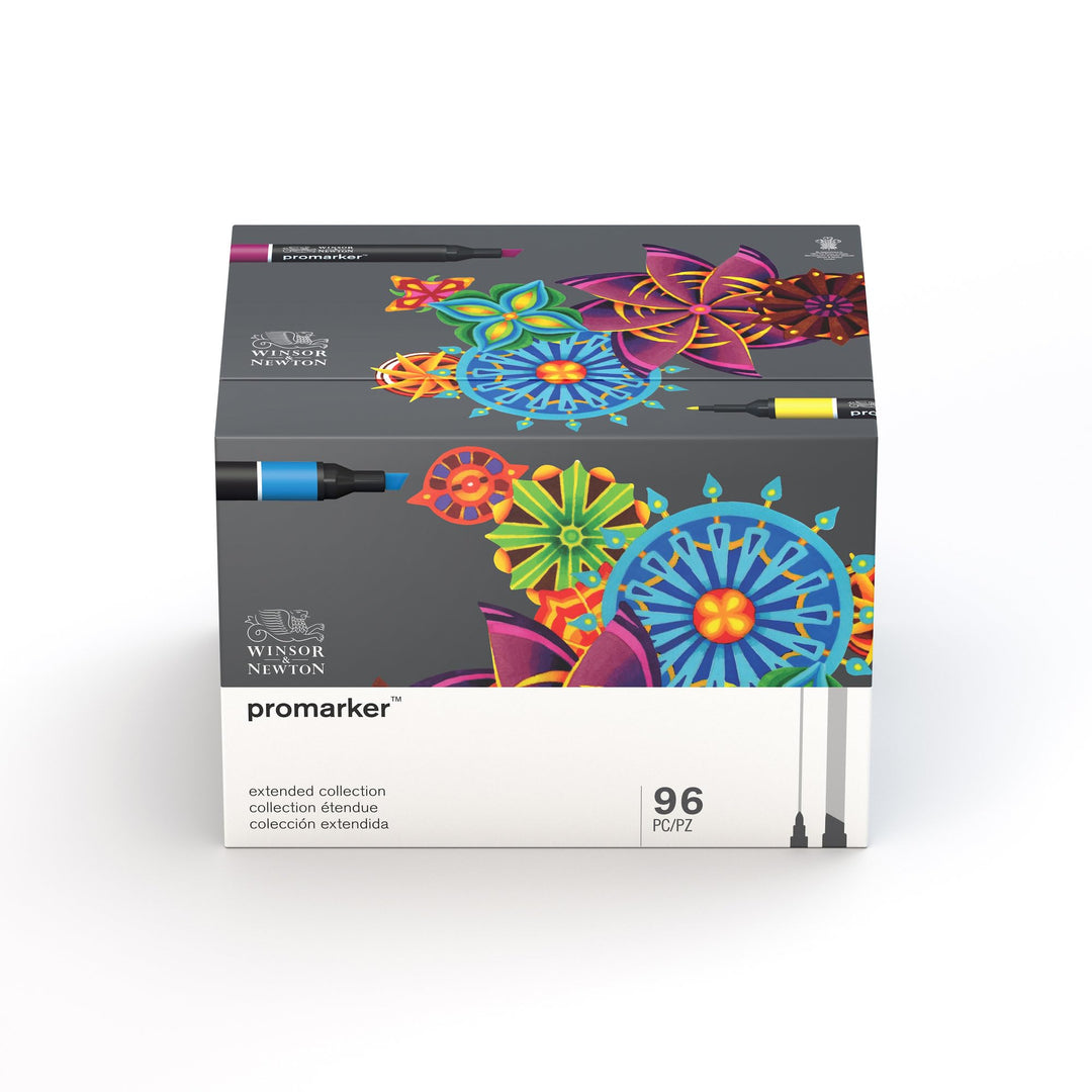 Winsor & Newton 0290152 ProMarker, Professioneller Layoutmarker - 2 Spitzen, fein und breit für Zeic