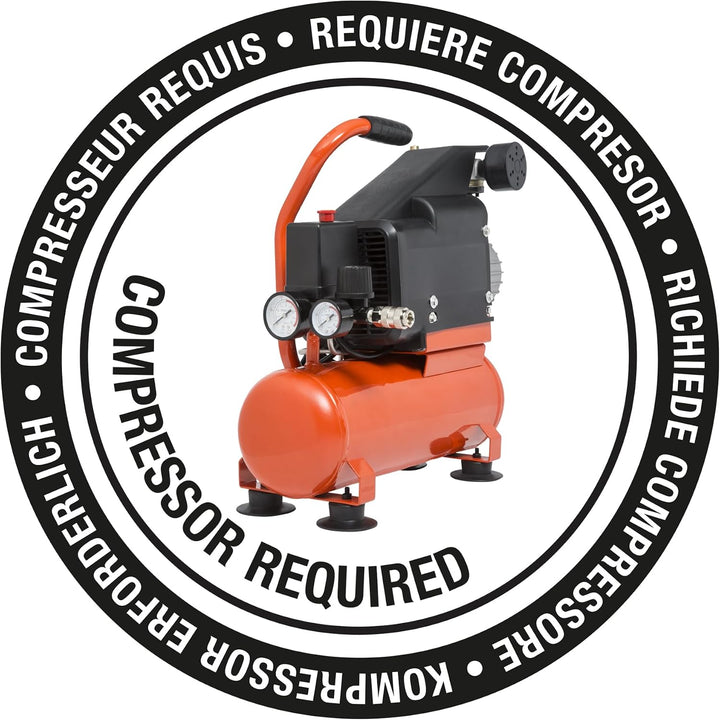 Tacwise 1716 DGN50V Druckluft-Stiftnagler mit 1000 Nägeln, verwendet Typ 180 (18G) Nägeln, 20-50mm D