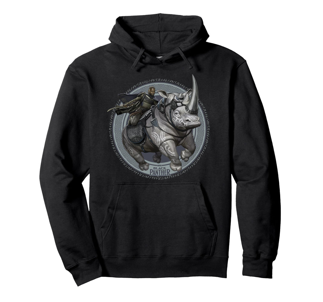 Marvel Black Panther W'Kabi Rhino Portrait Pullover Hoodie