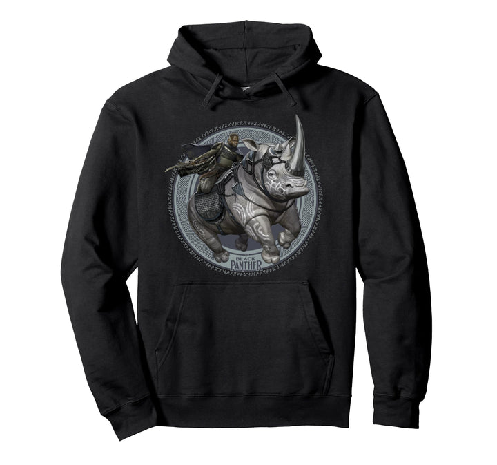 Marvel Black Panther W'Kabi Rhino Portrait Pullover Hoodie