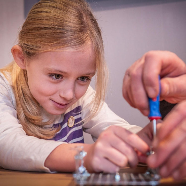 Eitech 00205 Metallbaukasten - Helikopter, Hubschrauber, Modellbausatz für Kinder ab 8 Jahren, 310 B