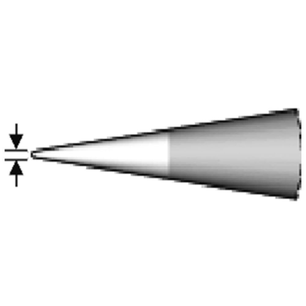 JBC Tools C210020 Lötspitze Rundform, gerade Spitzen-Grösse 0.1mm Inhalt 1St.