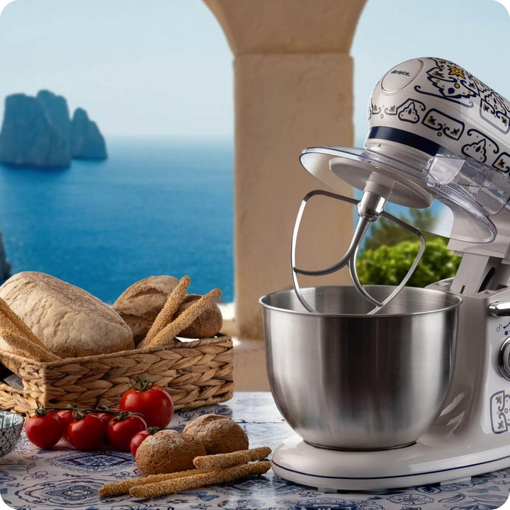 Ariete Knetmaschine 1588, Capri ‎blau und Weiss, ‎blau und Weiss