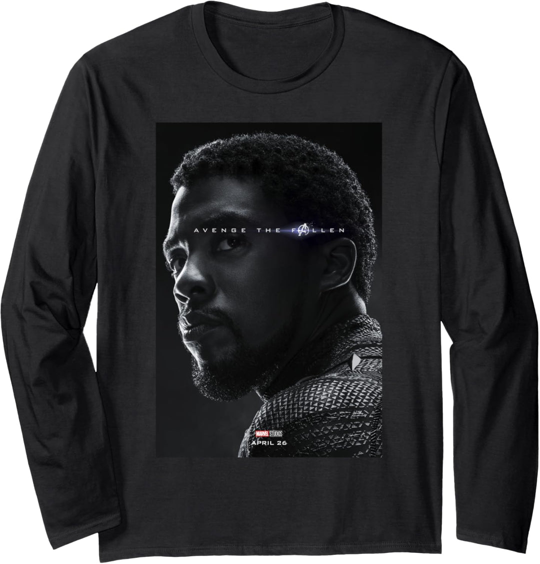Marvel Avengers: Endgame Black Panther Avenge The Fallen Langarmshirt