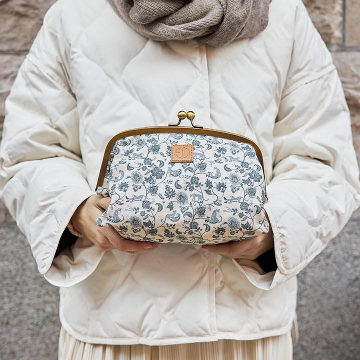 Elodie Details Zip&Go aus Baumwolle mit Breite Öffnung - Grosse Wickeltasche für Babyutensilien, Sti