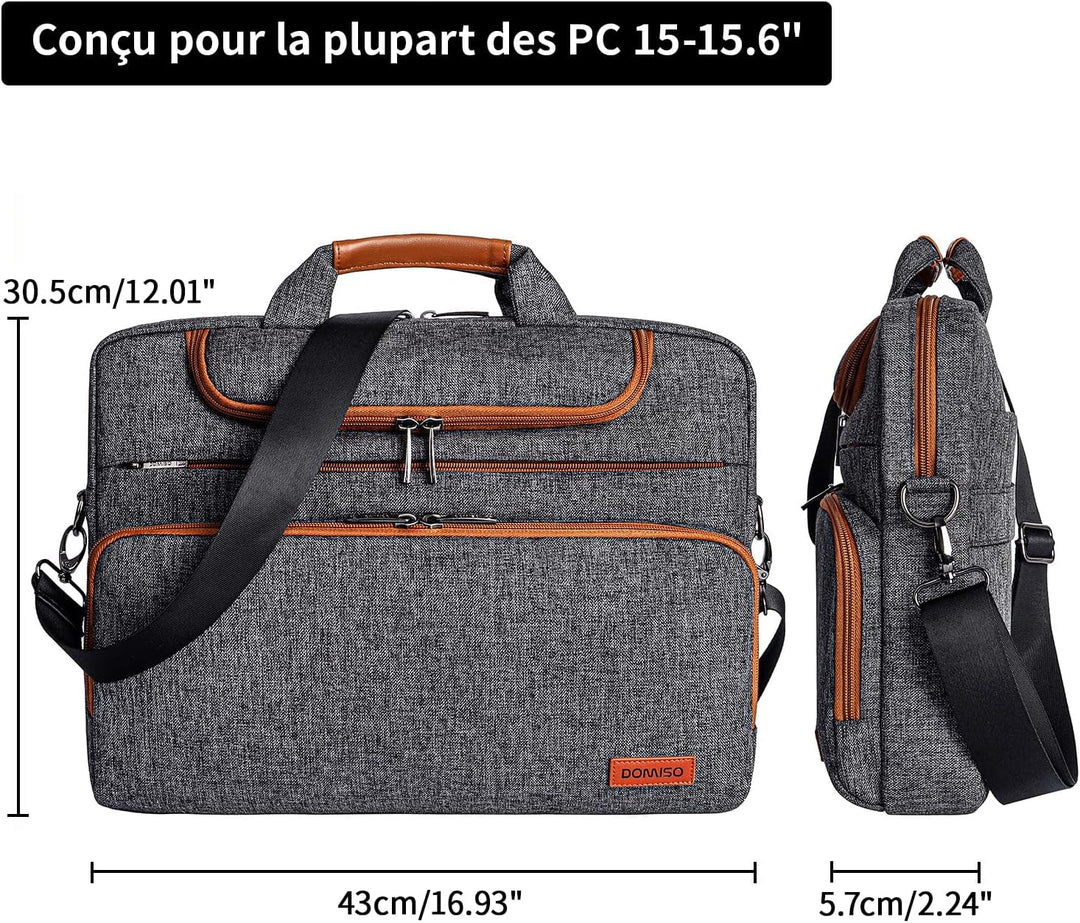 DOMISO Wasserdichter Laptop Schutztasche mit Schultergurt für Ultrabook /Chromebook /Netbook /Samsun