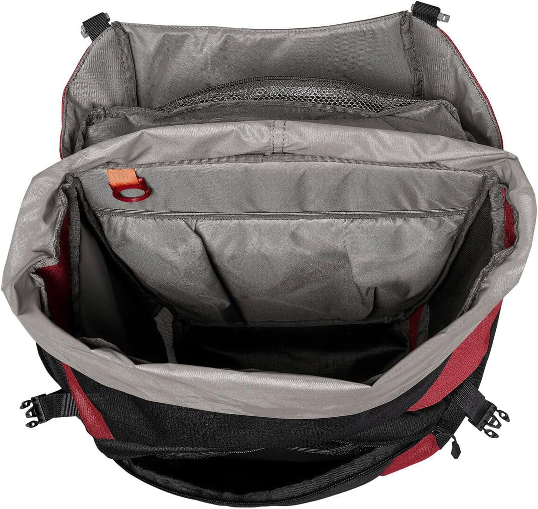 Vaude OnTour Back Hinterradtaschen, Einheitsgrösse Einheitsgrösse Black/Carmine, Einheitsgrösse Blac