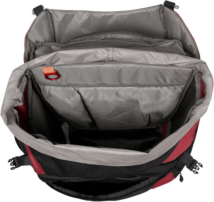 Vaude OnTour Back Hinterradtaschen, Einheitsgrösse Einheitsgrösse Black/Carmine, Einheitsgrösse Blac