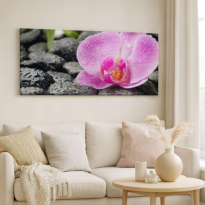 Panorama Bilder auf Leinwand 100x40cm Leinwandbild Asien bambus schönheit kultur Gross Wanddeko Bild