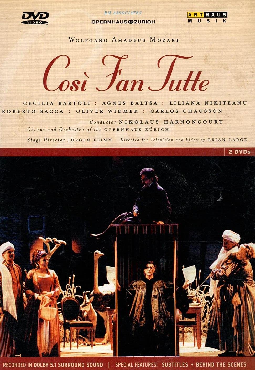 Mozart, Wolfgang Amadeus - Cosi fan tutte [2 DVDs], DVD