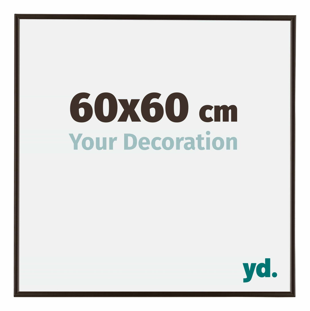yd. Your Decoration - Bilderrahmen 60x60 cm - Bilderrahmen aus Kunststoff mit Acrylglas - Antireflex