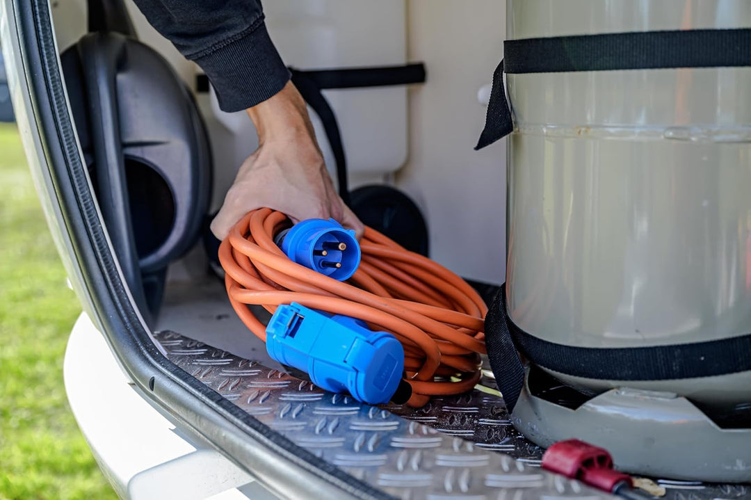 Brennenstuhl Camping CEE-Verlängerungskabel mit CEE-Stecker und Winkelkupplung inkl. Schutzkontakt-K