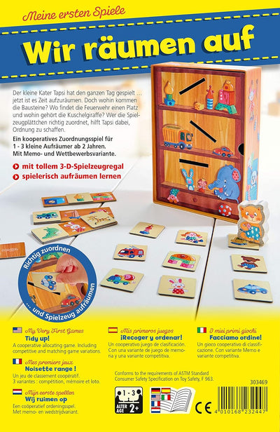 Haba 4655 - Meine ersten Spiele Erster Obstgarten, unterhaltsames Brettspiel rund um Farben und Form