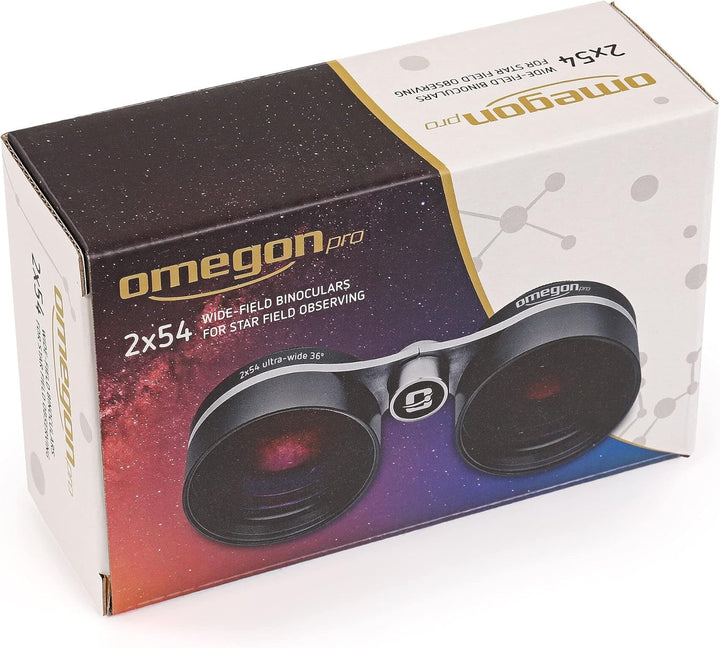 Omegon Fernglas 2x54 für Sternfeldbeobachtung + 2 Pro UHC Filter M56