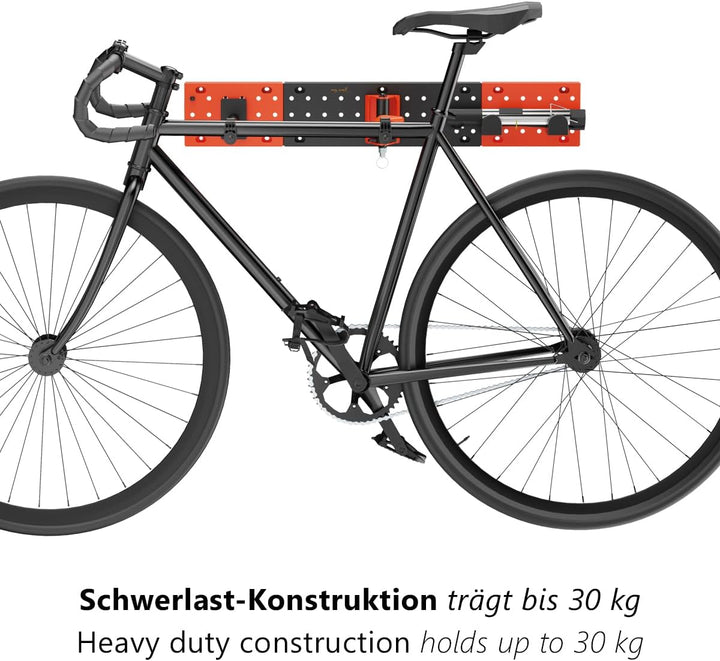 my wall modulare Fahrrad Wandhalterung - HR13L, vertikale &amp; horizontale Aufhängung, Fahrradhalterung