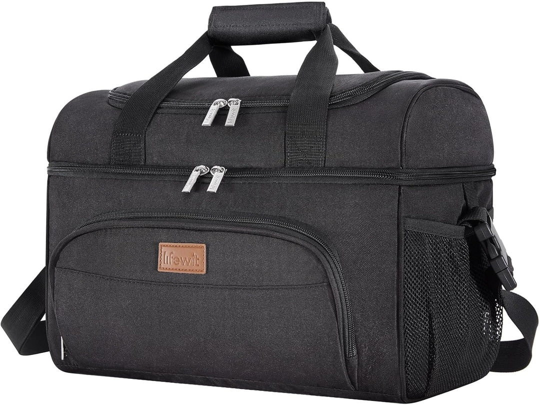 Lifewit Kühltasche Gross Einkaufstasche Faltbar Cooler Bag Sportliche Kühlbox Isoliertasche Double D