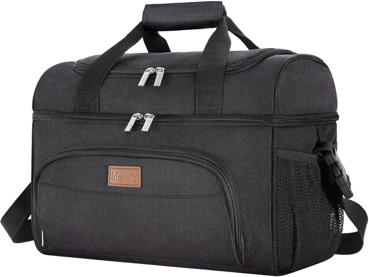 Lifewit Kühltasche Gross Einkaufstasche Faltbar Cooler Bag Sportliche Kühlbox Isoliertasche Double D