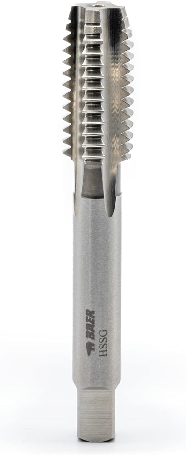 BAER HSSG Einschnittgewindebohrer Form C - NPT 3/8 x 18 | Gewindeschneider NPT | Gewindebohrer NPT 3