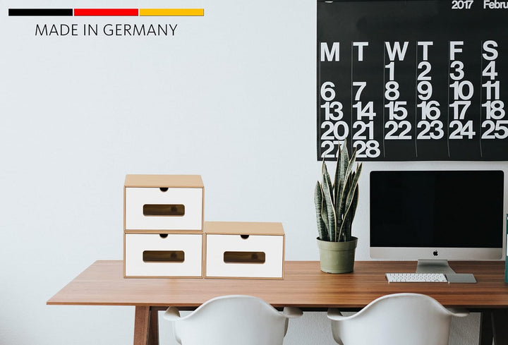 BigDean 20x Schuhaufbewahrung BRAUN/WEISS mit Sichtfenster Aufbewahrungsbox Stapelbar Storage Box Sc