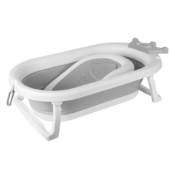 Babybadewanne, faltbar, geeignet für Babys von 0 bis 36 Monaten, ergonomisch und platzsparend, Babyw