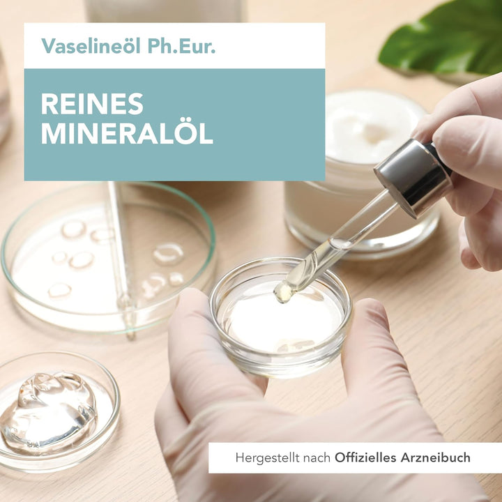 AIESI® Vaselineöl Süss Ph.Eur. 100% rein (1000 ml), Pharmazeutische, lebensmittel, kosmetische, derm