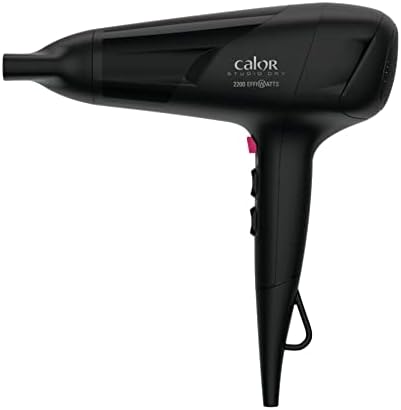 Calor Studio Dry Haartrockner, EffiWatt-Technologie für reduzierten Energieverbrauch, 6 Geschwindigk