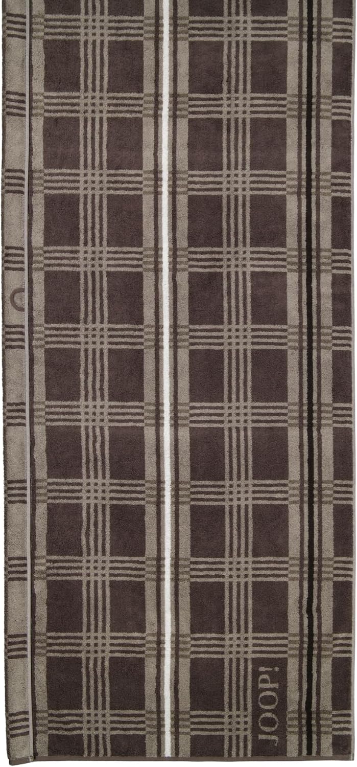 JOOP! Saunatuch Checks Checked 1685 | 36 graphit - 80 x 200
