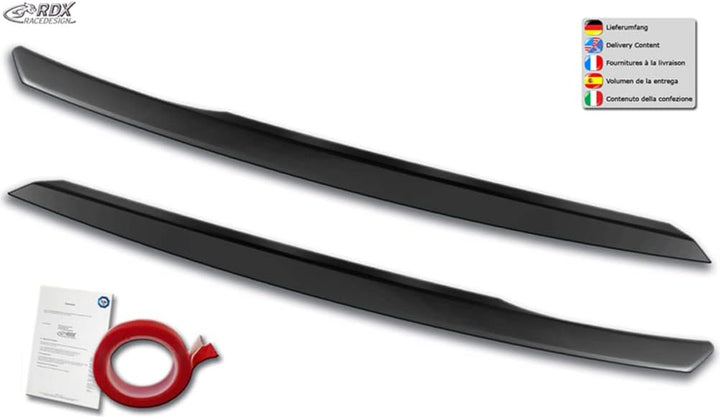 Scheinwerferblenden kompatibel mit Seat Ateca & Cupra Ateca 2016-2021 (ABS)