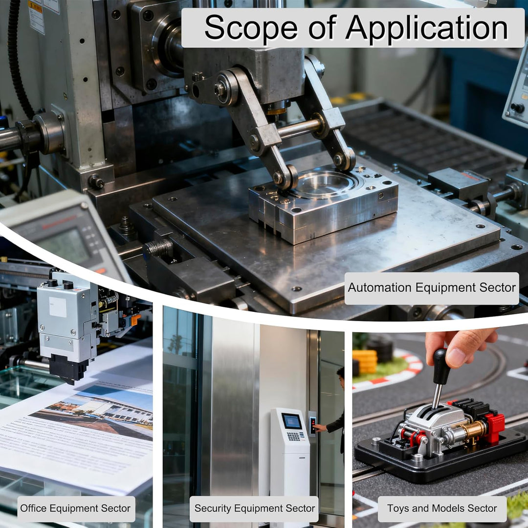 Heschen Magnet-Elektromagnet, HS-1578B, DC12 V, 4,8 A, 25 mm Hub, Kraft 50 N, Push-Pull-Typ, offener
