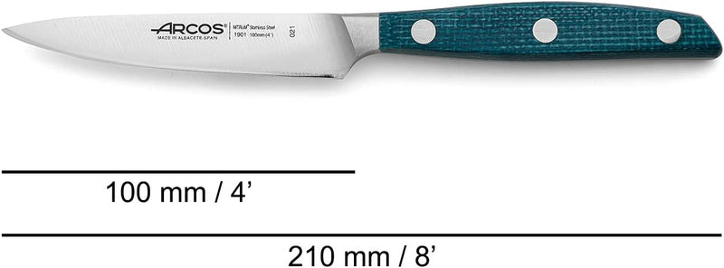 Arcos 190123 Serie Brooklyn - Schälmesser - Klinge aus Nitrum geschmiedetem Edelstahl 100 mm - HandG