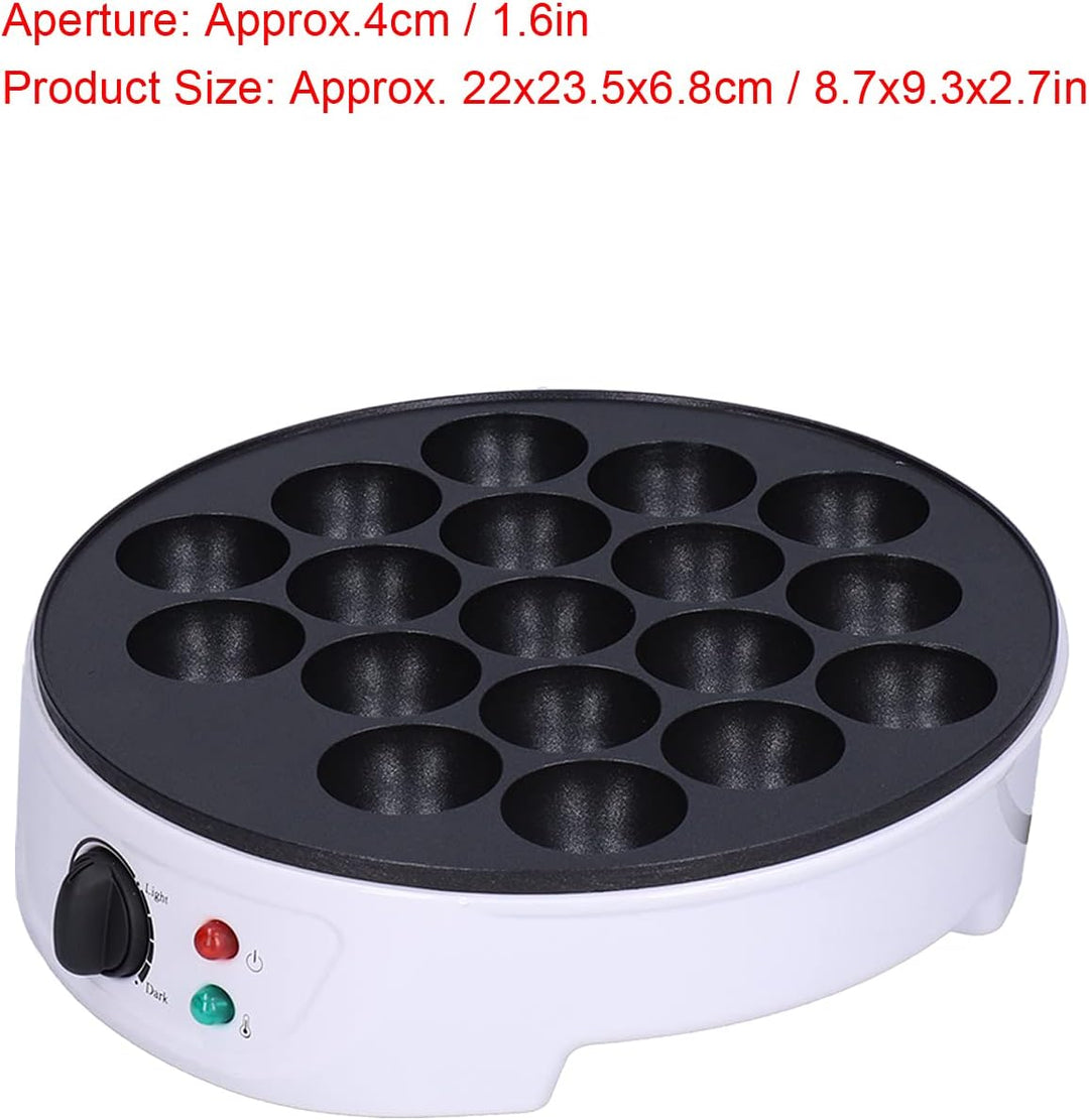Takoyaki Maker,750 W Non-Stick Octopus Grill Tray 18 Löcher zweiseitige Heizung Küchen Elektrische M
