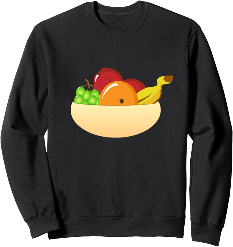 Frische Schale mit Obst Sweatshirt