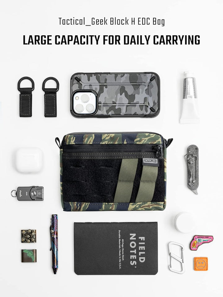 TACTICAL GEEK Molle Tasche Wasserdicht Rucksack Zusatz-Tasche EDC Pouch Multipurpose molle Pouch Uti