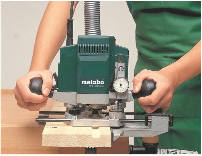 Metabo Oberfräse; Fräs- und Schleifmotor Of E 1229 Signal (601229000) Karton, Max. Hubhöhe: 50 mm, L
