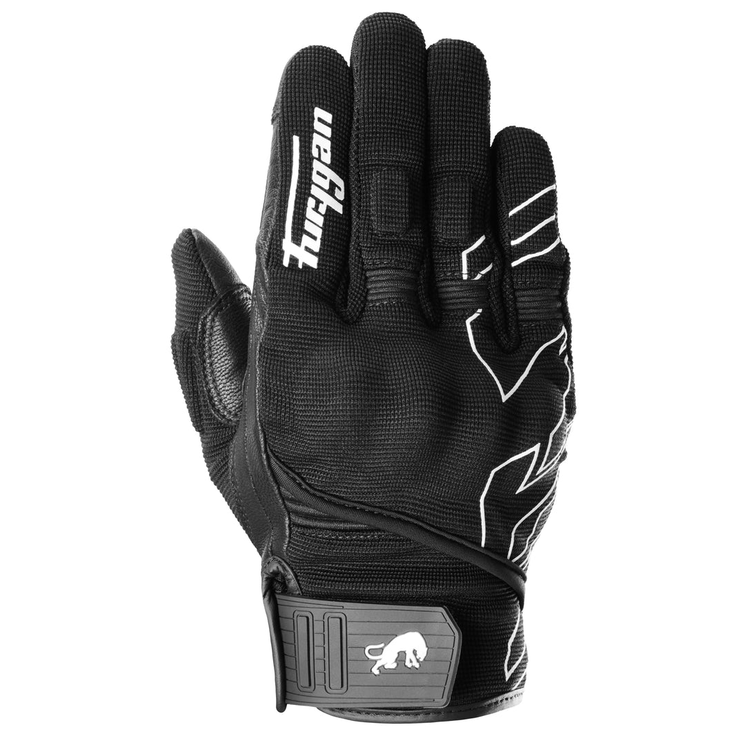 Furygan Jet NEON D3O - Motorradhandschuhe für Herren - 100% Lederhandfläche - Komfort - Sommerhandsc