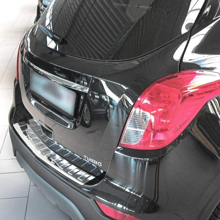 Ladekantenschutz Edelstahl MATT kompatibel für OPEL MOKKA | MOKKA X | CHEVROLET TRAX | premium Quali