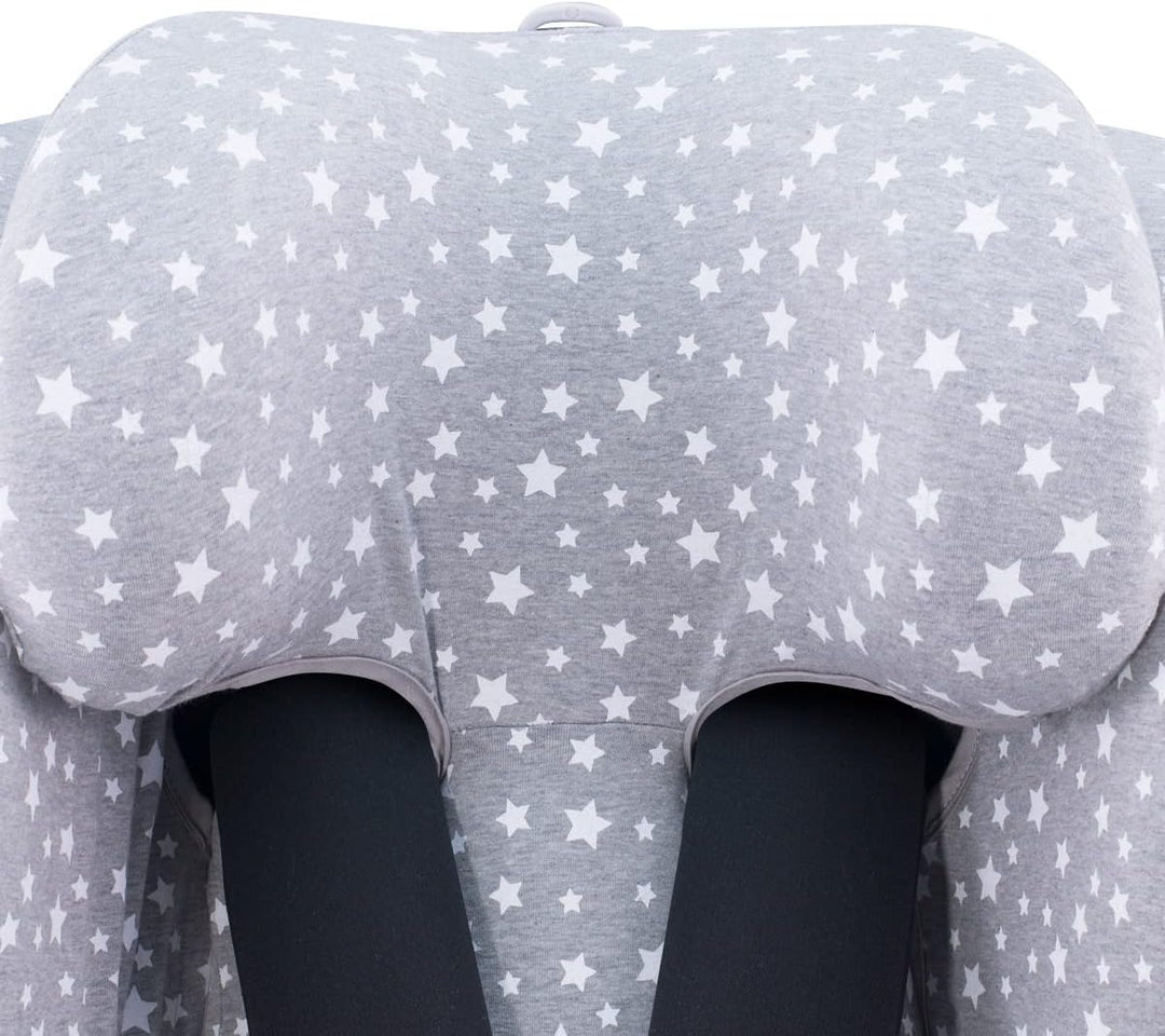 JYOKO Bezug fur Autositz kompatibel mit Recaro Salia 125 und Joie I-Spin Grow (White Star)