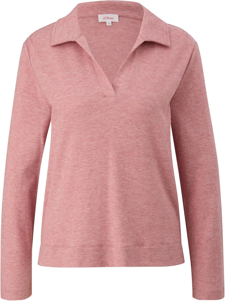 s.Oliver Longsleeve aus Viskosemix 40 Orange, 40 Orange