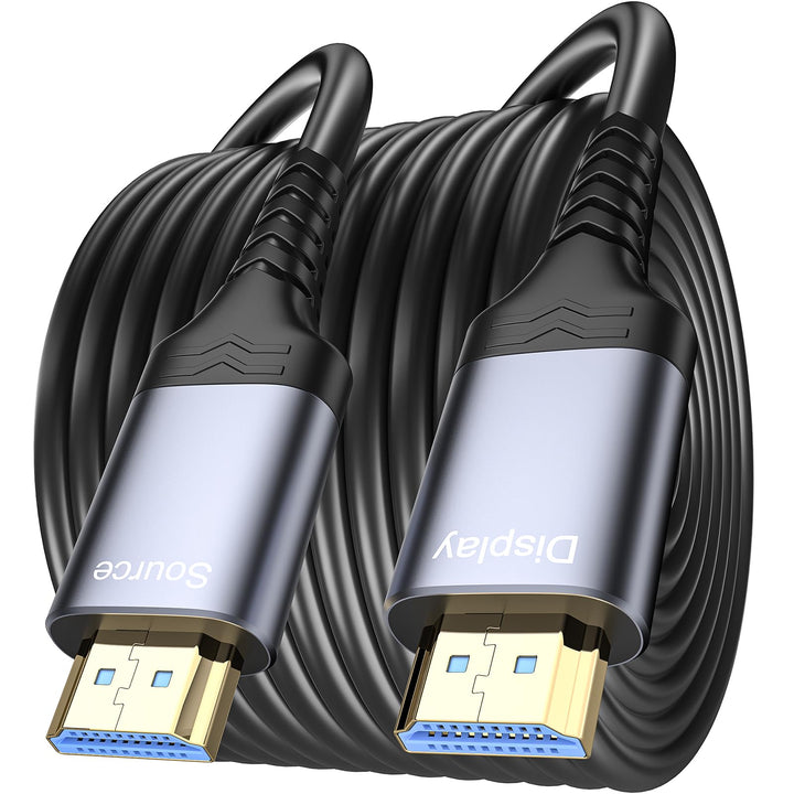 8K HDMI Glasfaserkabel 20m, 48Gbps Ultra High Speed HDMI 2.1 Kabel/AOC Unterstützung 8K@60Hz,4K@120H